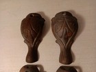 Antique Small Cast Iron Feet  Bath Tub Stove Legs Ornate  Lot Of 4  No  1173