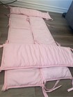 Soft Pink Padded Crib Rail Covers