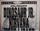 Dinosaur Jr Nirvana Jesus Lizard 1991 Original Concert Flyer Poster
