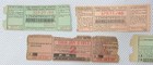 1940 s 9 Nyc Train  Bus  Subway Tickets  Vintage New York Transportation