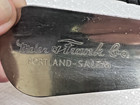 Vintage Meier   Frank Co Portland Salem Metal Shoehorn Advertisement Shoe Horn