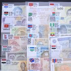 Lots 52 Pcs Different Banknotes Unc World Paper Money Collection Learn Gift