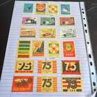 Vintage Soviet Ussr Matchbox Label Collection -  Rare Designs  1950s-1970s 