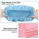 6 Pcs Shower Caps For Women  Double Side Waterproof Shower Cap  Reusable Elastic