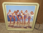Rare Vintage 1989 Miller Lite Beer Girls Lighted Sign-bikini-beach-tastes Great