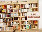 6 6ft Round Tube Rolling Library Sliding Ladder Hardware Kit With Brake