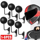 2 4 6pcs Motorcycle Helmet Holder Hook Jacket Bag Display Rack Wall Mount Hanger