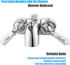 Clawfoot Add-a-shower Bathcock Diverter shower Attachment For Tub Faucet bathtub