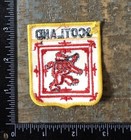 Vintage Scotland Coat Of Arms Crest Travel Souvenir Embroidered Patch 1970s Felt