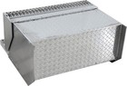 Aluminum Diamond Plate Step Tool Box Battery Box 30   For Peterbilt 378 379 389
