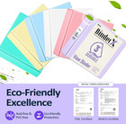 Binderx Extra Durable 3 Inch 3 Ring Binder  D-ring Large Binders  Holds 670 Shee