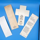 Lot Of 4 Vintage Inspirational Bookmarks Cross Butterfly Special Father