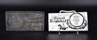 Vtg Printing Letterpress  2  Printer Blocks Cuts Fantasy Movies 1960s