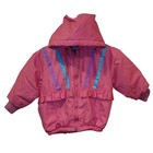 Vintage Pink Hooded Puffer  Children s 5t  Made In Usa