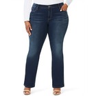 Womens Plus Size Jean s Denim Stretch Bootcut Skinny Slim Cut