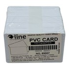 100 Count C-line Graphics Quality Video Grade Pvc Cards 2 13  X 3 38  White