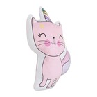 Everything Kids Caticorn Girl Power Decorative Pillow - 15  X 10 