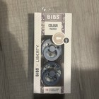 Bibs-liberty Pacifier 2 Pack Colour Natural Rubber Size 2 Capel dusty Blue New
