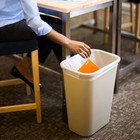 Rubbermaid Commercial Fg295700beig Deskside 10 Gal Rectangular Indoor Plastic