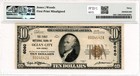 1929 Misalignment Error  10 First National Bank Of Ocean City  Nj Ch 6060 30 Pmg