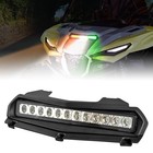 Hood Scoop Light For Yamaha Rmax 1000 2021-2026  Green Amber Strobe