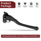Left Hand Rear Brake Lever Parking Lock Assembly For Honda Foreman 500 450 400