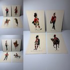 Dewar   s White Label Scottish Regimental Prints Law Military Uniform Set Of 4