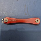 Keysmart - Compact Minimalist Pocket-sized Red Key Holder With Expansion Pack