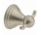 Moen Preston Double Robe Hook In Spot Resist Brushed Nickel