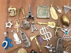 Vintage - Now 50 Piece Figural Items Pendants Charms Craft Supply Jewelry Lot  1
