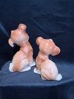 Lot Of 2 Vintage Royal Copley Terrier Dogs Ceramic Figurines