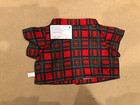 Build A Bear Tartan Plaid Shirt Red Green Check Nwt