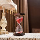 Vintage Wooden Hour Glass Timer modern Home Kitchen Office Decoration  black  