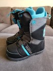 Size 5 - Burton Youth Zipline Boa Snowboard Boots Black   Blue Unisex Imprint 1