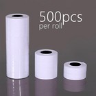 Double Line Price Labels For Mx-6600 Gun     10 Rolls  5000pcs  White