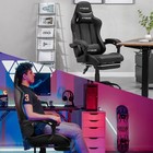 Gtracing Gtwd-200 Gaming Chair With Footrest  Adjustable Height  And Reclining