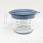 8 Cup Glass Measuring Cup With Lid  Borosilicate  2000ml  Dishwasher Safe