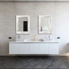 Syndra Wood Mirror With Frame  Rustic 24x32 Inch Wall Mounted Vanity Mirror W   