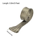 Heat Shield Sleeve 0 4  Id 3ft Fuel Line Heat Shield Sleeve 800    Titanium