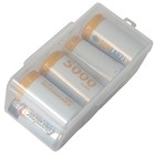  - Clear C Battery Storage Case  Stores And Organizes Batteries In A Hard  See 