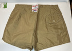 Vintage Birdwell Beach Britches Men s Sz 34 Tan Swim Trunks Board Shorts Usa Nos