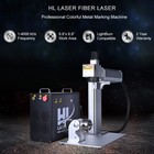 Jpt Mopa M7 60w 100w Fiber Laser Marking Engraver Machine With Rotary Metal Cut