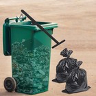 110 23lbs Portable Trash Compactor Manual Trash Compactor Small Trash Compactor