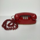 Vintage Western Electric Princess Phone Touch Tone Push Button Red Telephone