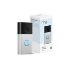 New Ring Battery Doorbell  2024  Hd Smart Wifi Video Doorbell - Satin Nickel