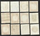 Barbados 1920-21 Victory Set Of 12 Mint No Gum  Sg 201-12   160
