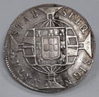 1818-r Brazil 960 Reis Silver Coin Of Joao Vi  Km 326 1  Very Fine Plus