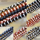 Tibetan Old Agate Gemstone Faceted Round Loose Beads 15   6mm 8mm 10mm 12mm