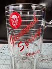 Vintage Glenwood Springs High School Demons Glass Mug Stein Fight Song