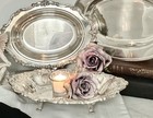 Silver Plated Oval Serving Bowls Set 3 Vintage Vegetable Dishes